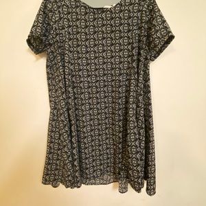 Black and white dress